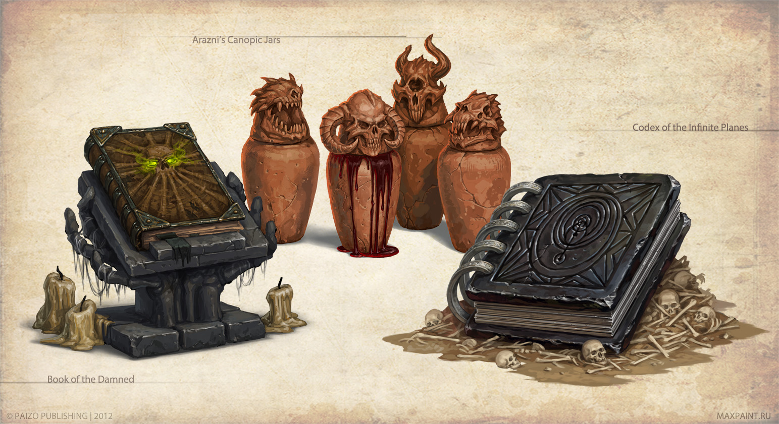 Artifacts and Legends_3 by KateMaxpaint
