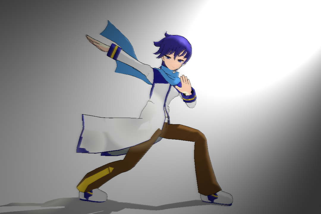 My First Pose on MMD