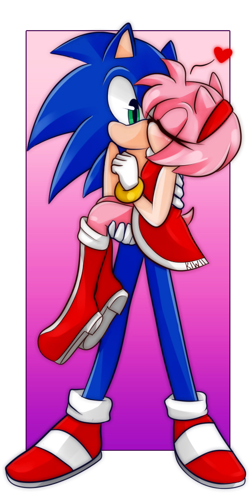 SonAmy French Kiss by amyrose116 on DeviantArt