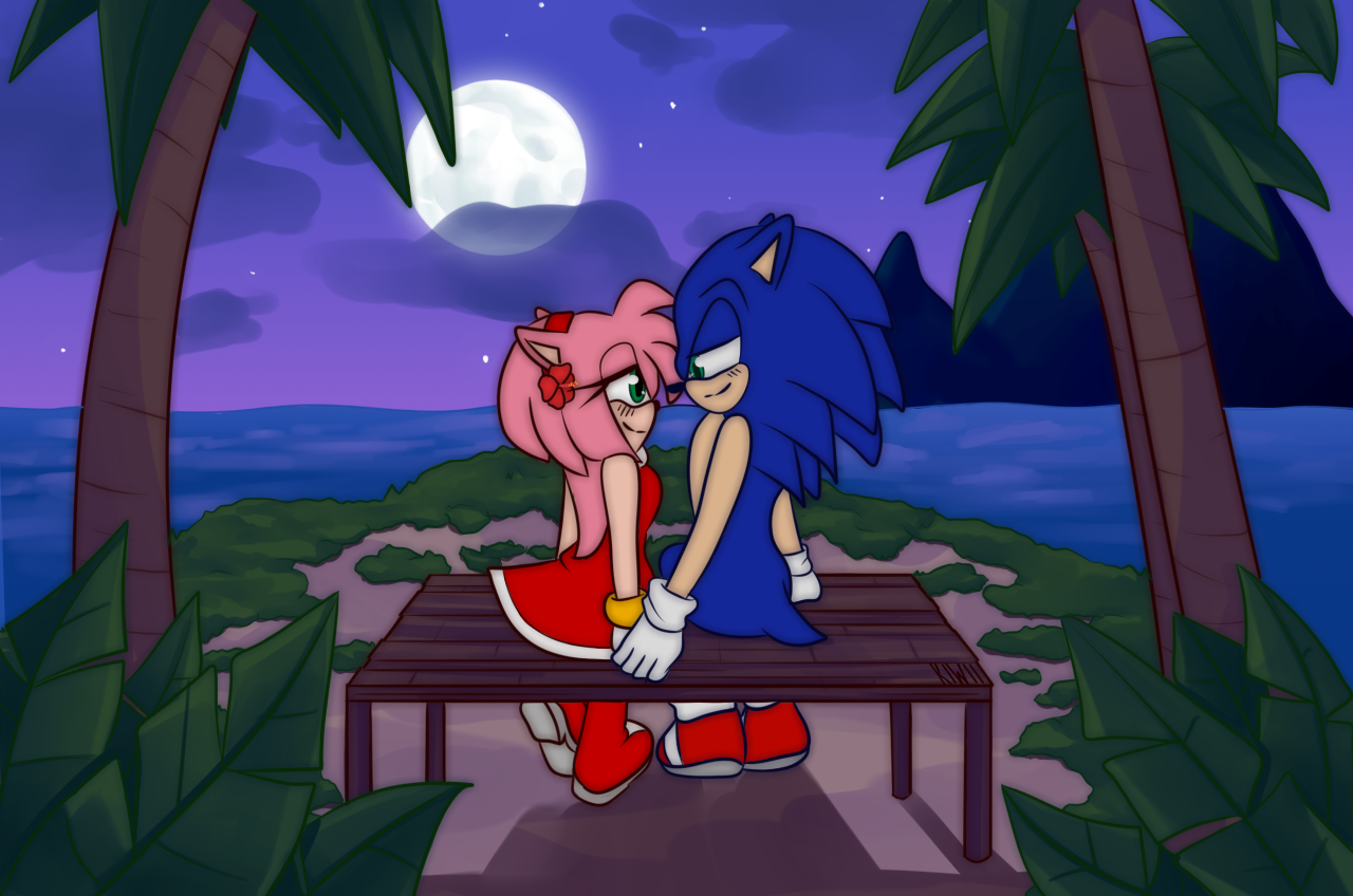 Sonamy Kiss by Kathrime on DeviantArt