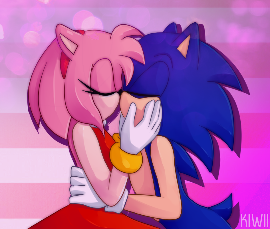 Sonamy Kiss by Kathrime on DeviantArt