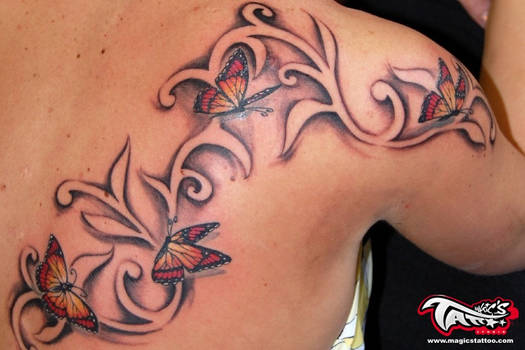 BUTTERFLYS TATTOOS IRELAND