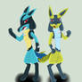 Shiny, Normal Lucario