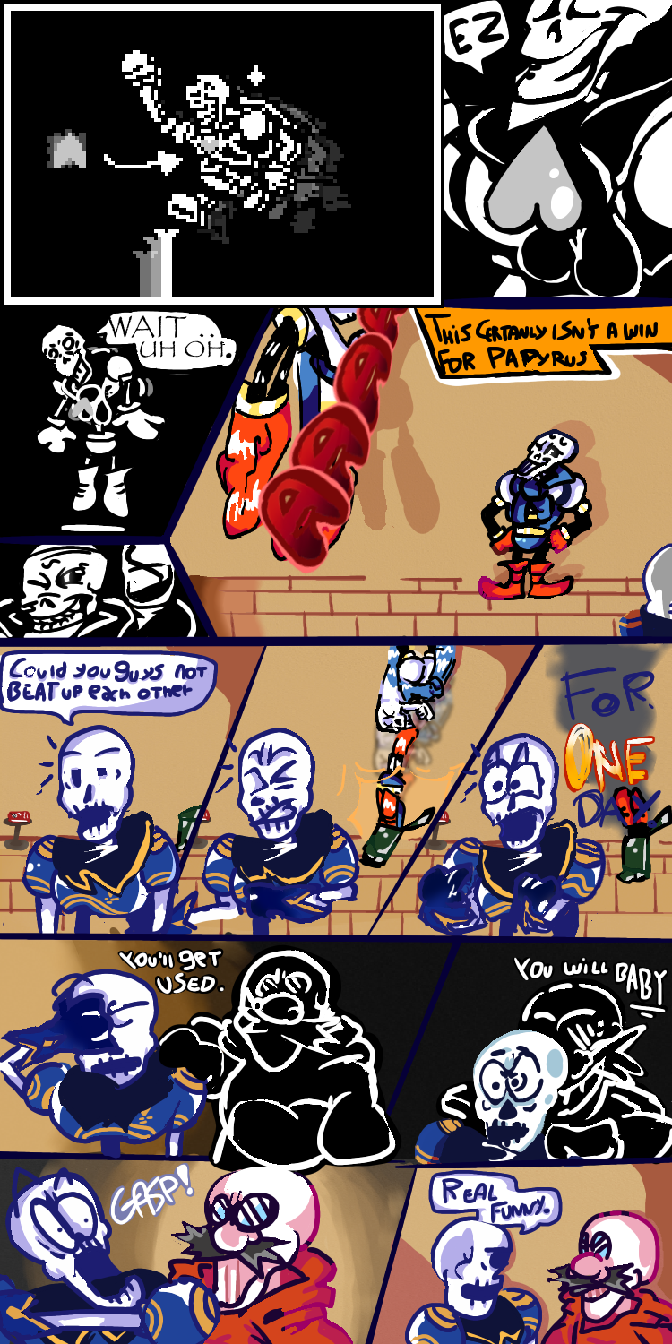 Canon Dusttale Sans and Papyrus - Dusttale by ZalCuzIdk on DeviantArt