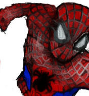 Spiderman Drawing Filtered