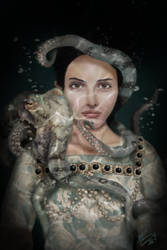 Woman with Octopus