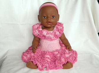 Pink Summerdress for Baby Born