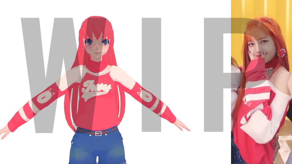 MMD as if its your last BLACKPINK lisa outfit wip by JE135 on DeviantArt