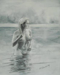 Coming out of water. by herrerojulia