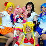 Sailor Scouts Cosplay debut at Natsucon