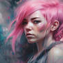 Cyberpunk Pink Chaos