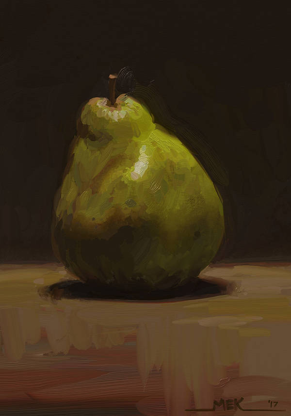 Study: Alla Prima Pear by DM7