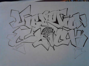 graffiti sketch