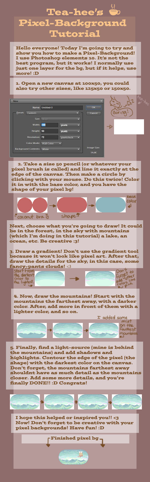 Pixel Background Tutorial By Tea Hee On Deviantart Pixel Background Tutorial By Tea Hee On Deviantart