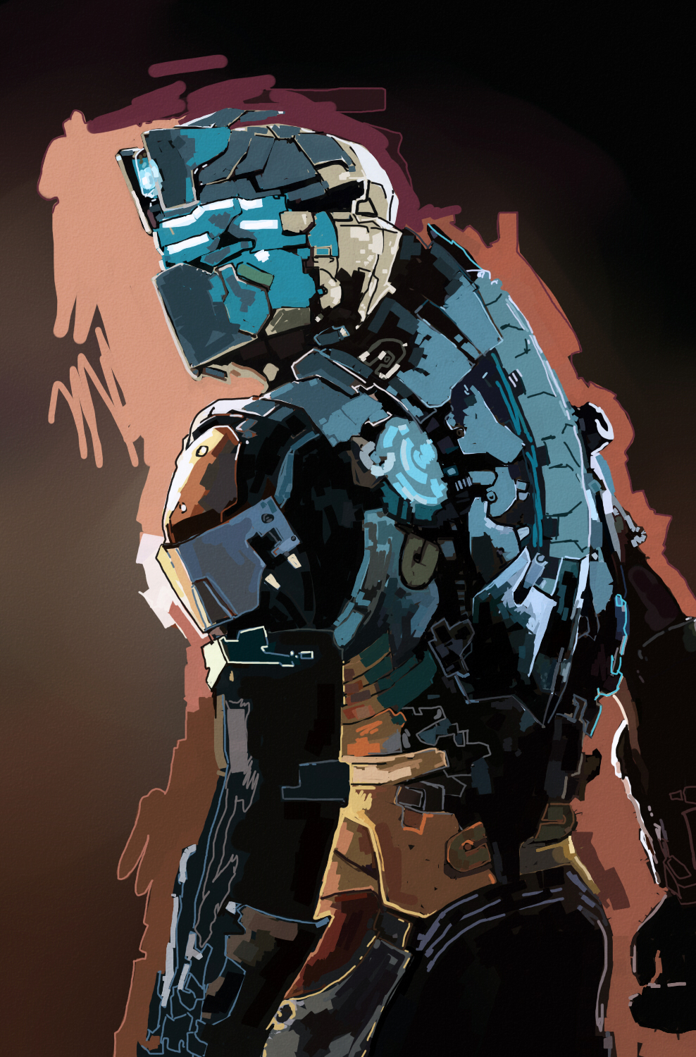 Dead Space Remake - Level 5 Suit by MarkusRollo on DeviantArt