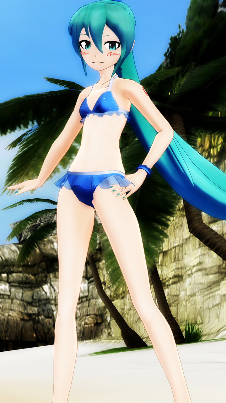 MMD Bikini Miku