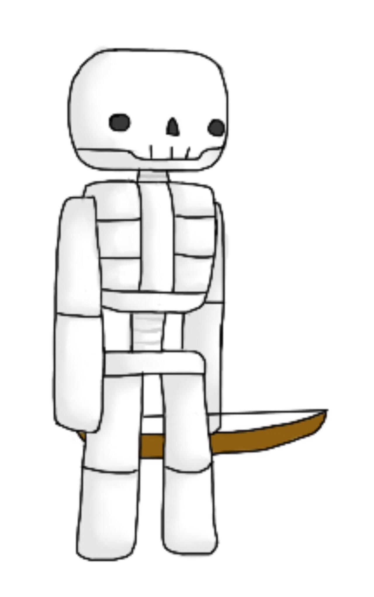 Minecraft Skeleton By I Am Derp On Deviantart Minecraft Skeleton By I Am Derp On Deviantart