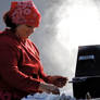 The woman and the smoke