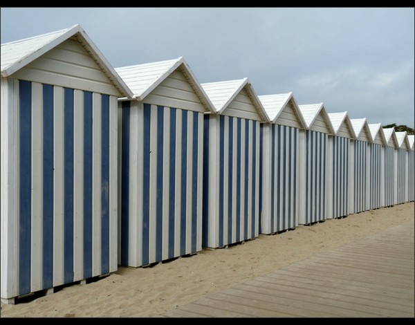 Huts of beach