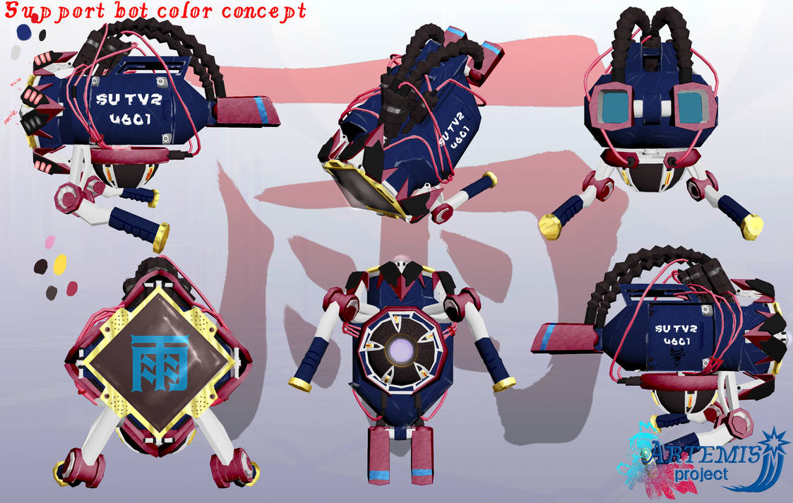 Bot Color Pink Bot color concept by Ame8 on DeviantArt