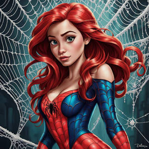 Spider Princess - Ariel - after the bite