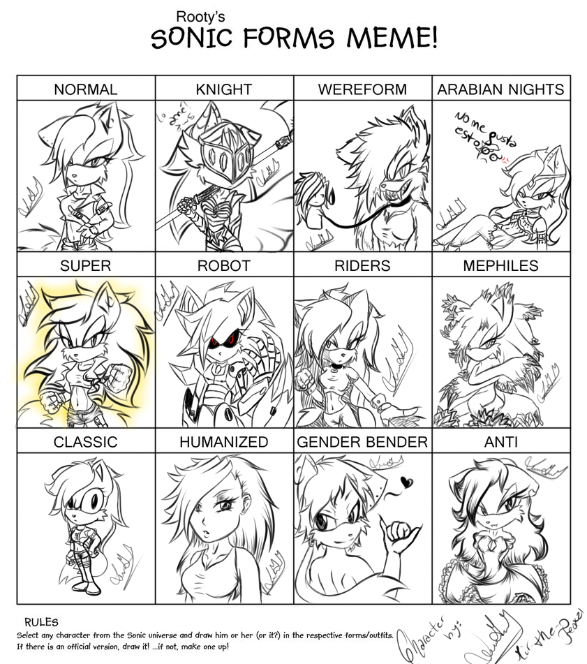 Sonic Forms Meme