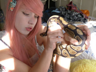 princess bubblegum and a snake