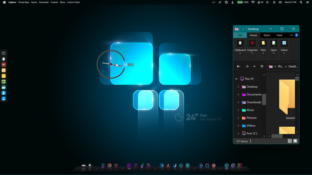 Windows 11 Customized - Screenshot Nov 2021
