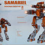 Samariel - Mecha Robot Concept Art