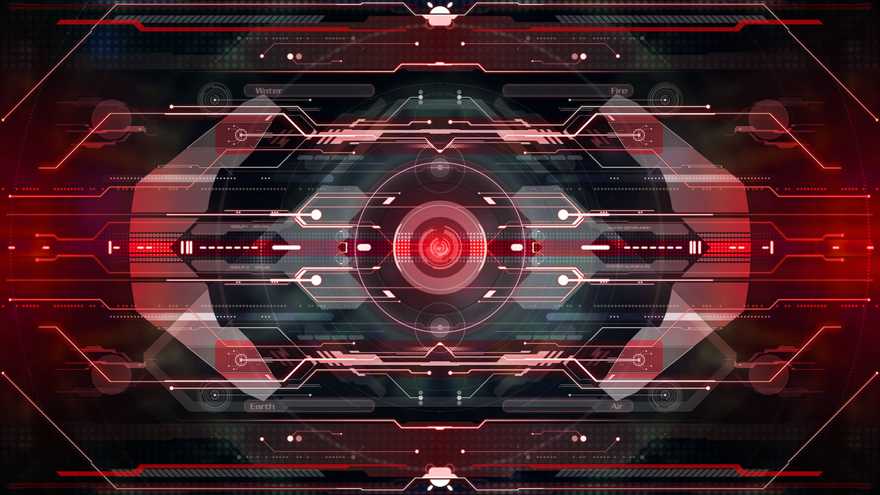 Elemento Tech Fire Red - Tech Art - 5K