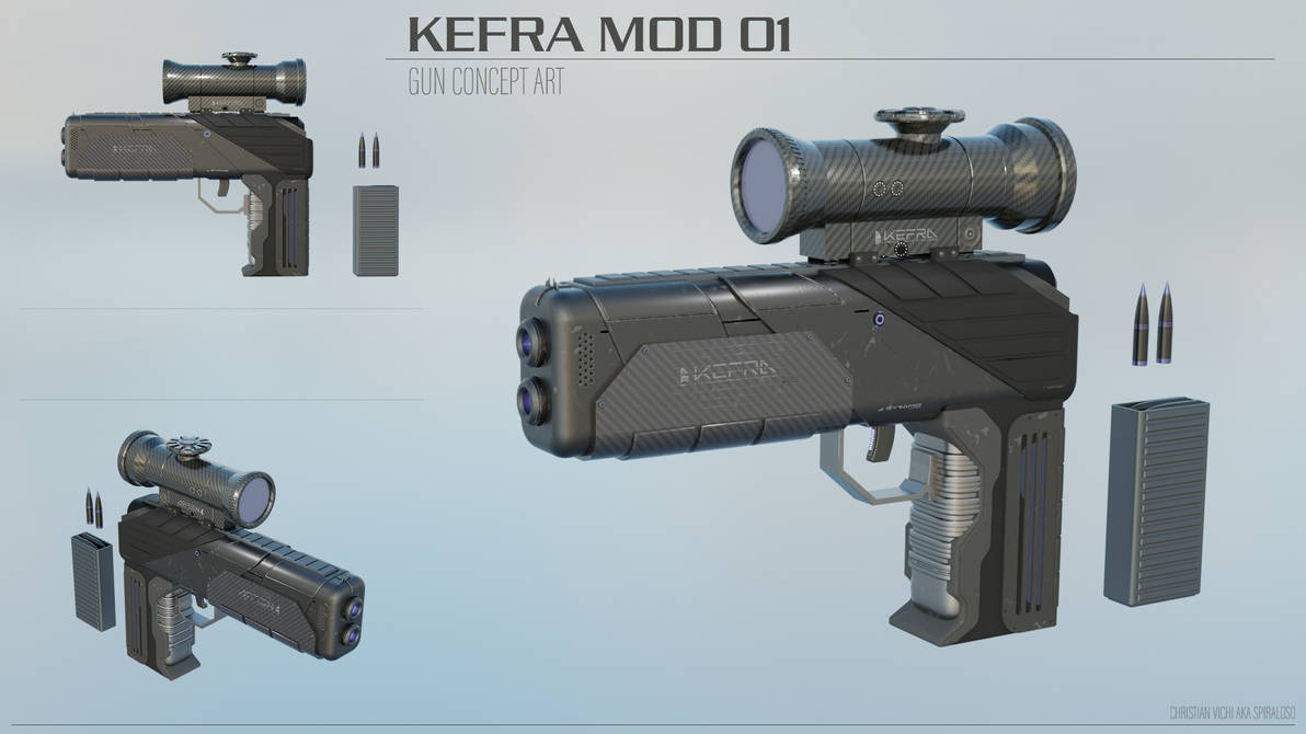Mod 01 Kefra Mod 01 - Gun Concept by spiraloso on DeviantArt