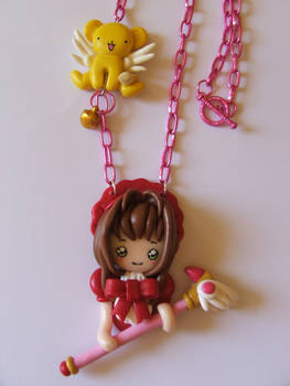 C.C. sakura necklace