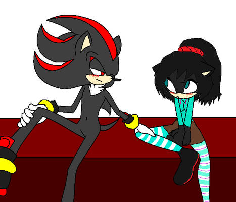 Shadow x Hedgehog!Vanellope