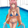 Tamamo No Mae in bikini (wip)