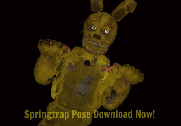 Springtrap pose (DL) by MMD-Maker-Studio on DeviantArt