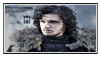 GoT:Jon Snow Stamp by kiananuva12