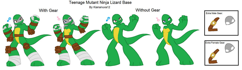 Body Base Rottmnt Lizard TMNT:OC Lizard Base by kiananuva12 on DeviantArt