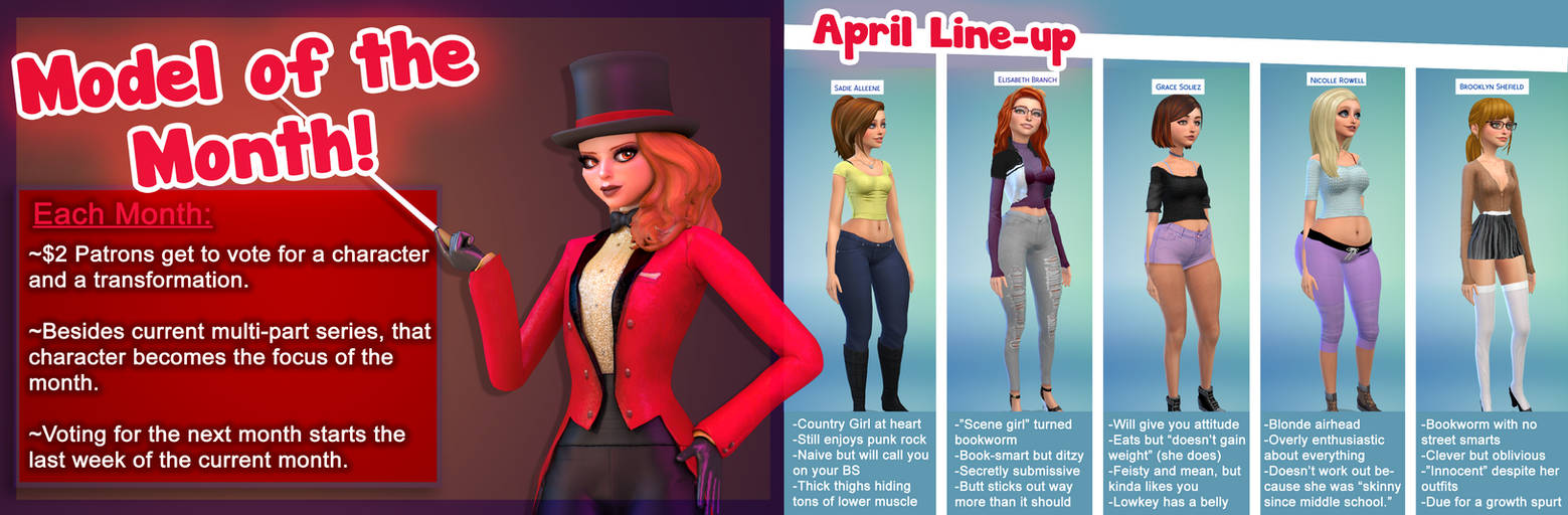 [April] ''Model of the Month'' Overview