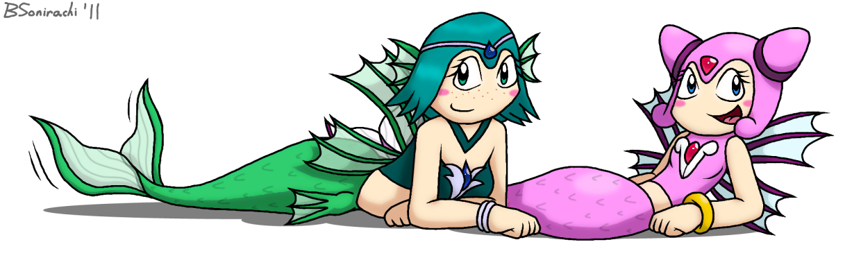 Lounging Sea Fairies