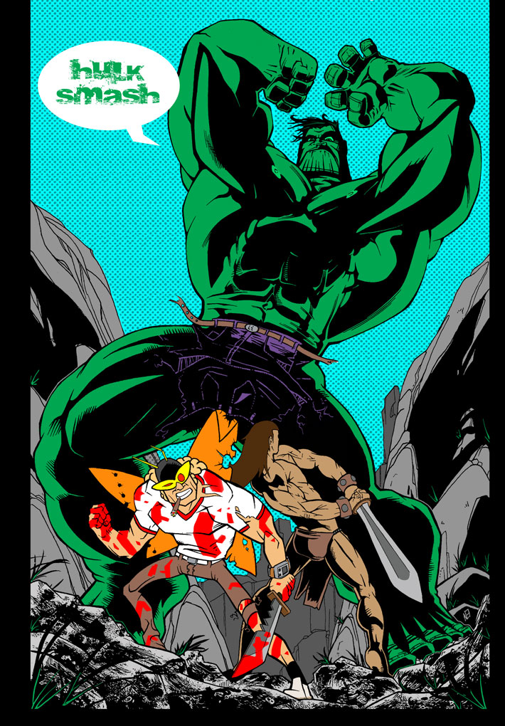 Hulk, Brock S, and Conan 2