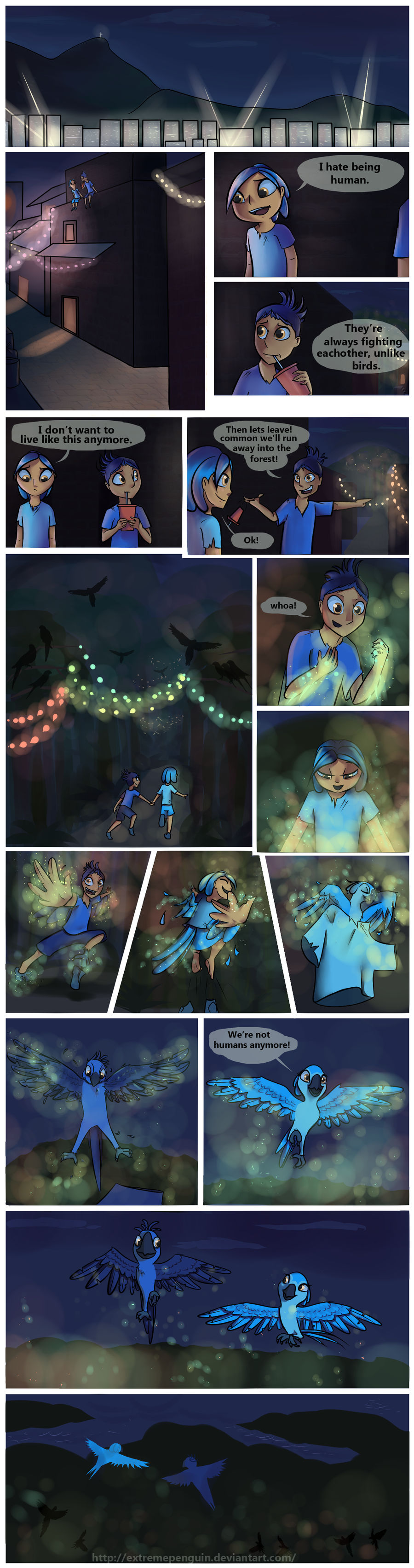 Ridicbird Deviantart Rio Commission: Magic in Rio by RidicBird on DeviantArt