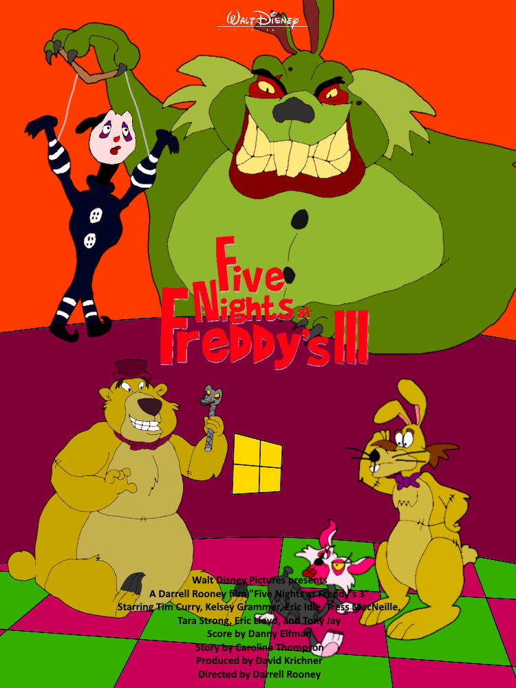 Fnaf 3 movie poster by marvelous554 on DeviantArt