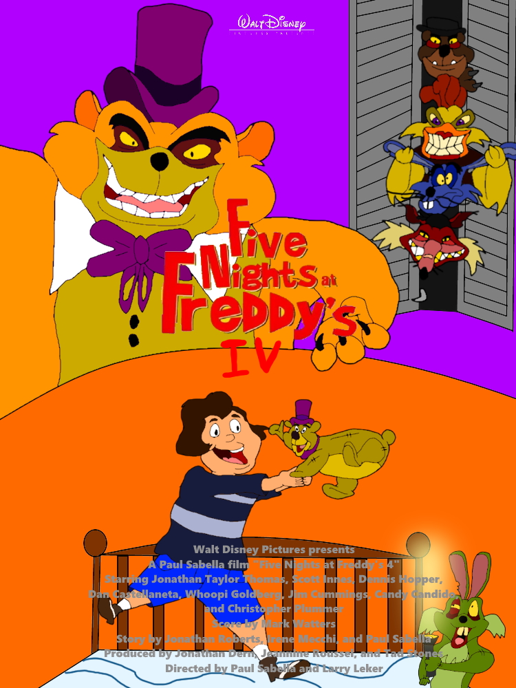 POSTER - Five nights at Freddy's 4 (LIGHTBLUE) by CKibe on DeviantArt