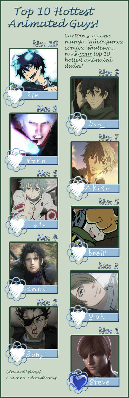 Top 10 Hottest Animated Guys By Krystami On Deviantart Top 10 Hottest Animated Guys By Krystami On Deviantart
