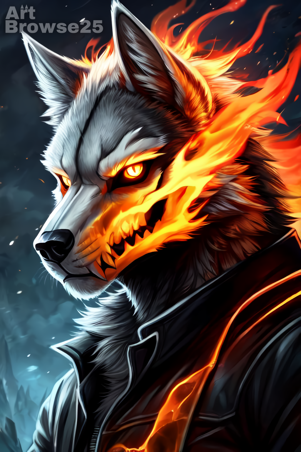 Ghost Rider Animle Ghost rider wolf by ArtBrowse25 on DeviantArt