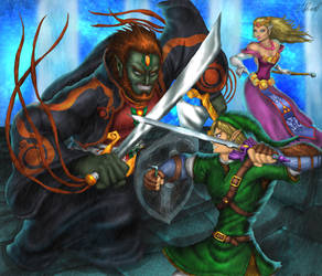 The Legend of Zelda: Wind Waker - Ganondorf Battle