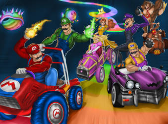 Mario Kart: Double Dash!! - Rainbow Road