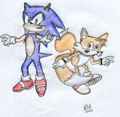 Sonic and Tails are here