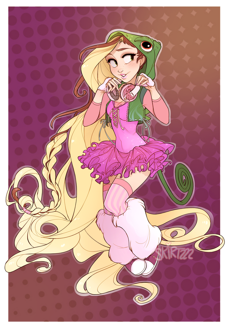Raver Rapunzel by Skirtzzz