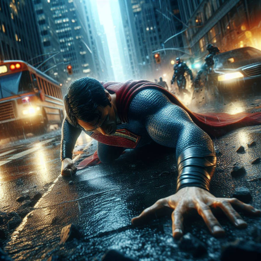Superman Reeve Defeated Superman defeated by Ultron by Khurgann on DeviantArt